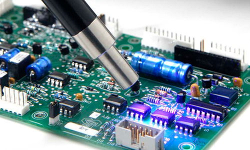 UV Light-Curing of a Conformal Coated Printed Circuit Board