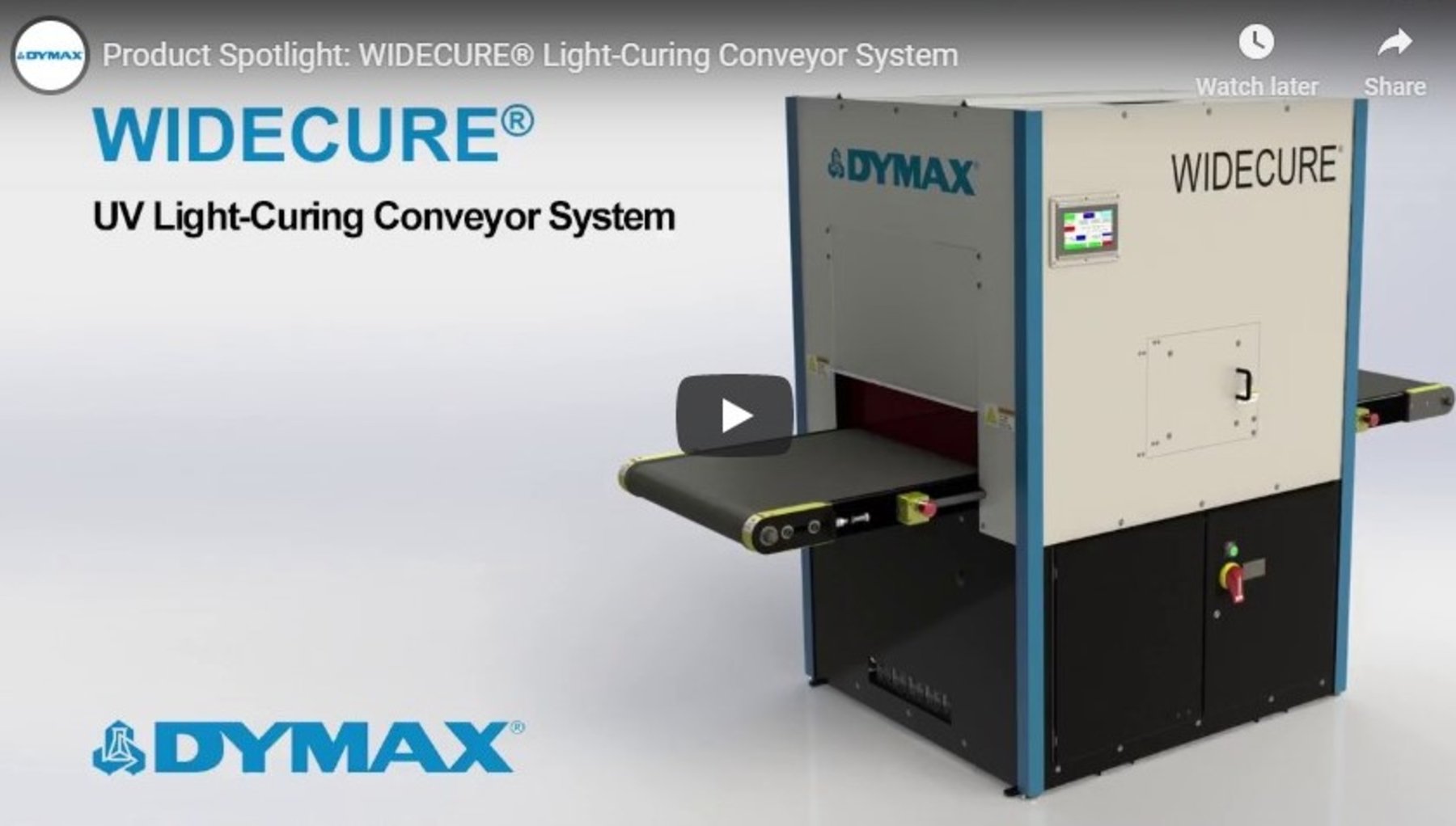 WIDECURE® Light-Curing Conveyor System