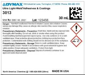Picture of a Dymax Adhesive Label