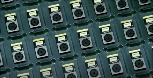 Assembly line of camera modules using Dymax Asia 9906-AA adhesive